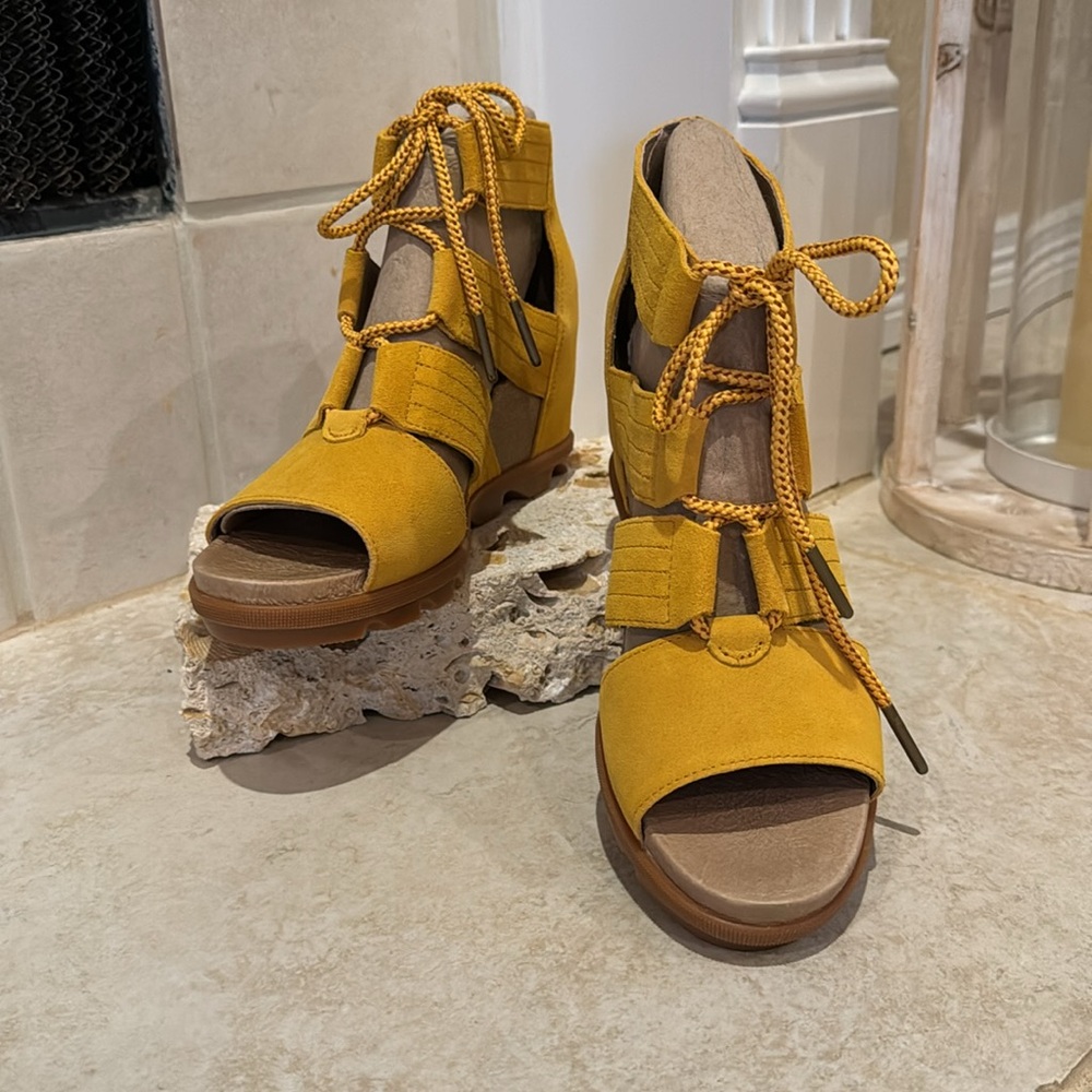 Sorel Joanie ll Lace Wedge New Condition In Box - Picture 9 of 16